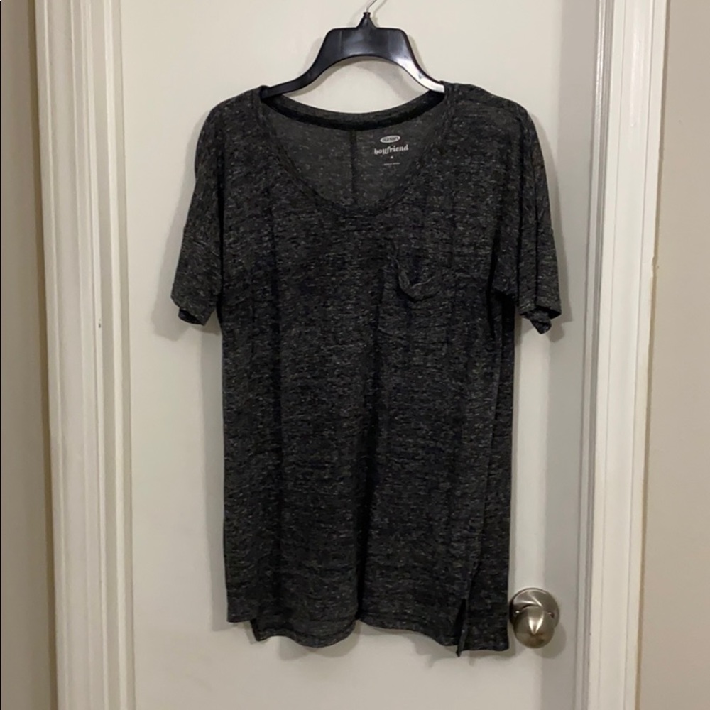 Boyfriend slouchy tee - heather grey